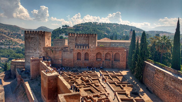 Visitando Alhambra em Granada - Espanha