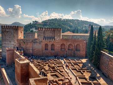 Visitando Alhambra em Granada - Espanha