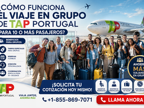 ¿Cómo Funcionan los Viajes en Grupo con TAP Portugal para 10 o Más Pasajeros