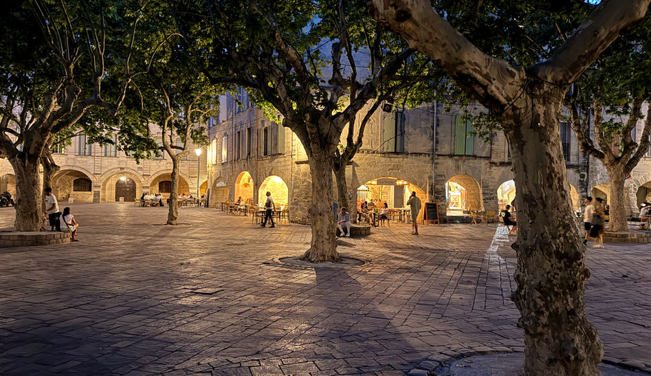 Abendstimmung in Uzès