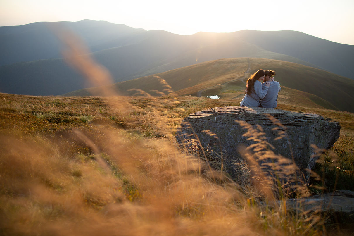 Couple Embracing Outdoors