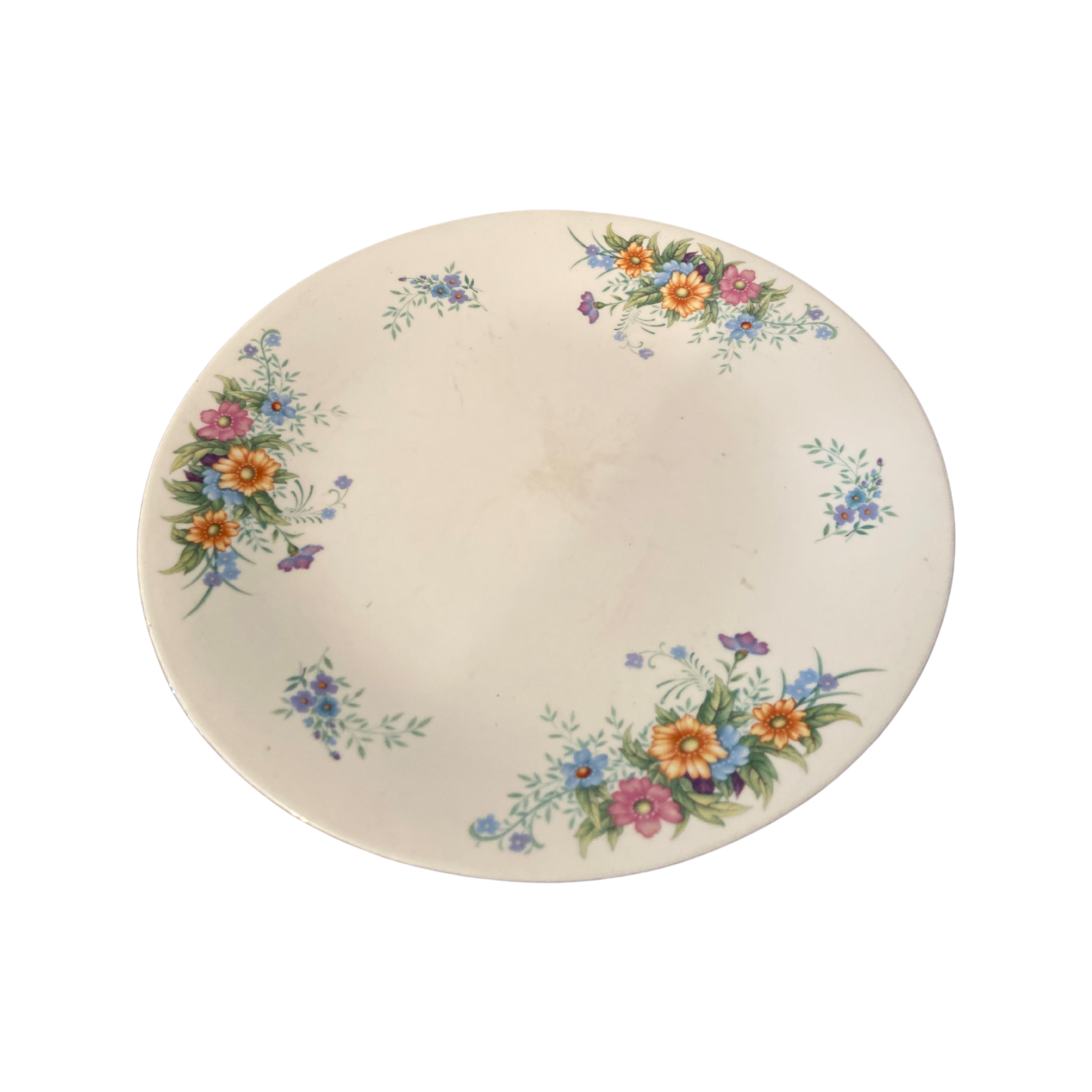 White Floral Plate-Style G