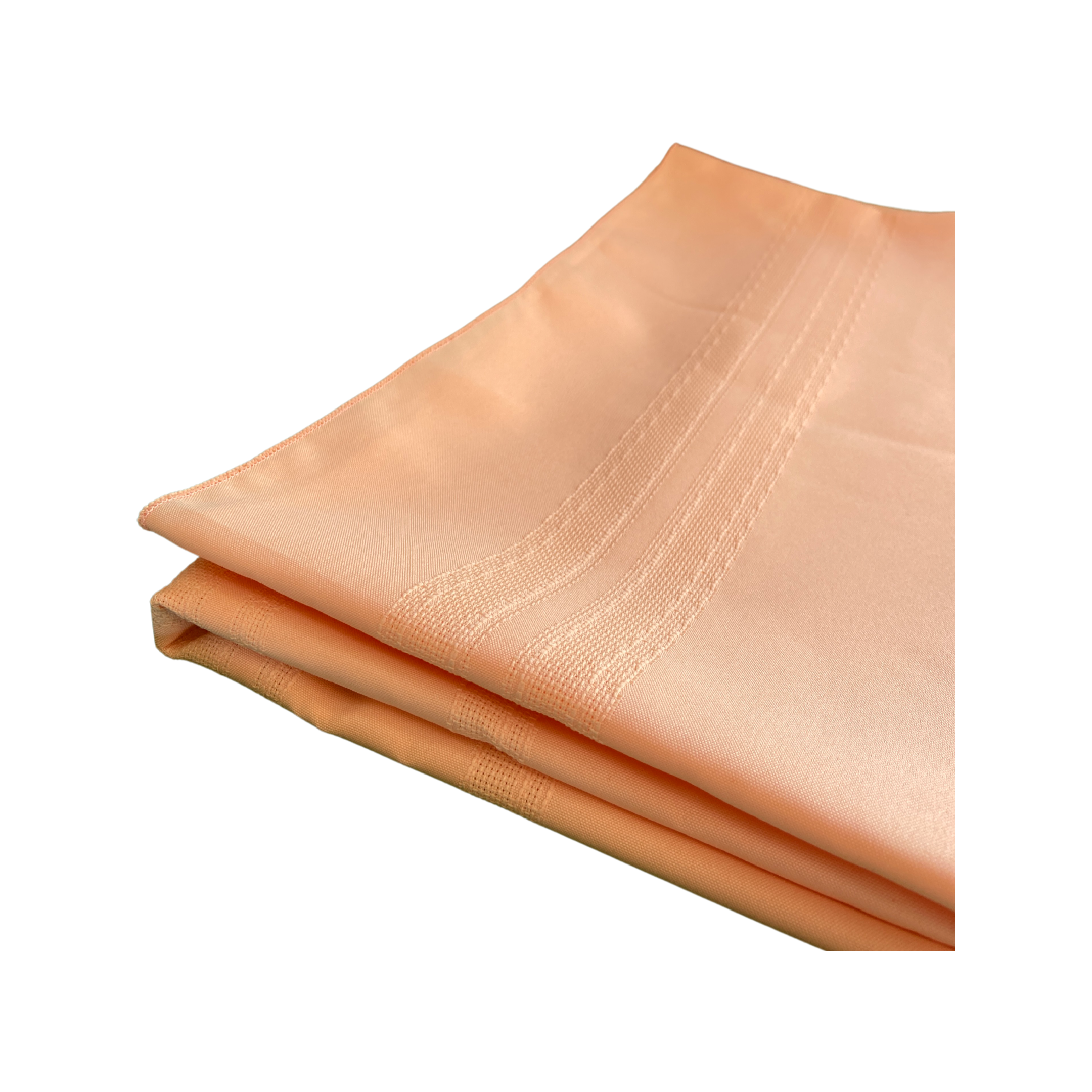 72" Peach Rectangle Tablecloth