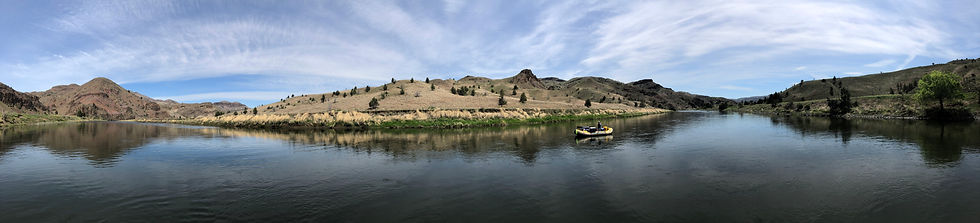 John Day River panorama river view 2