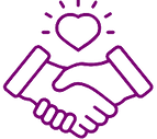 Heartfelt handshake image