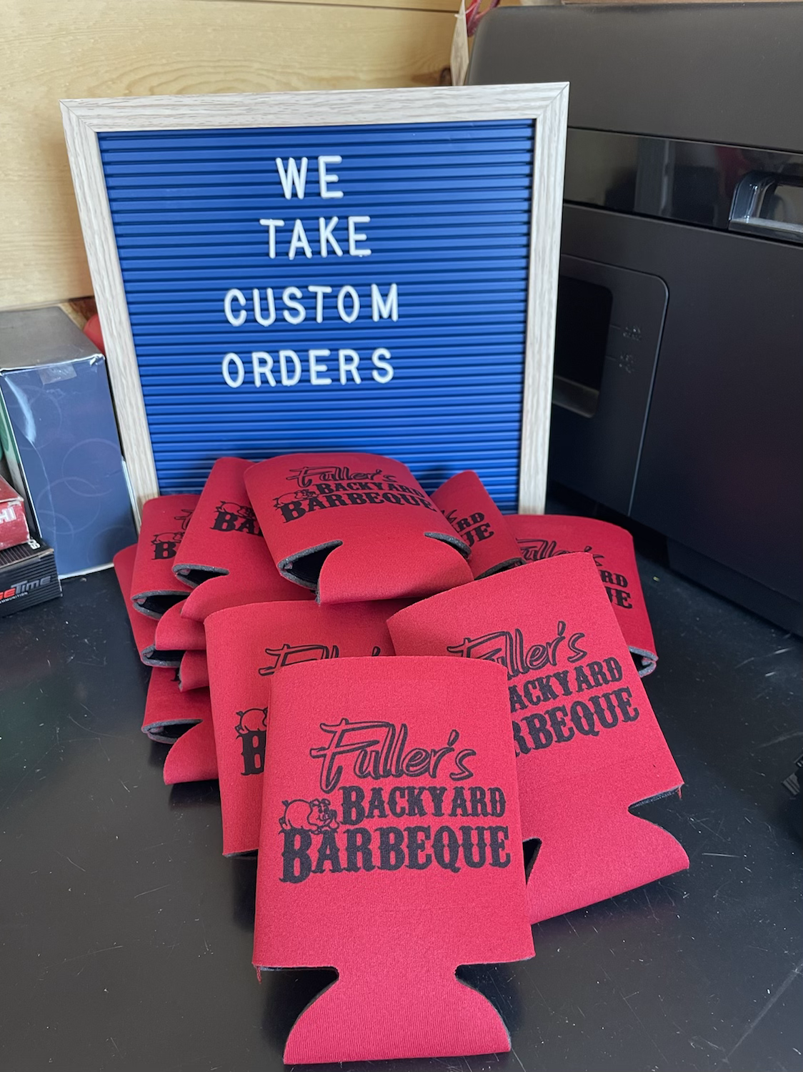 Custom drink holders single side 