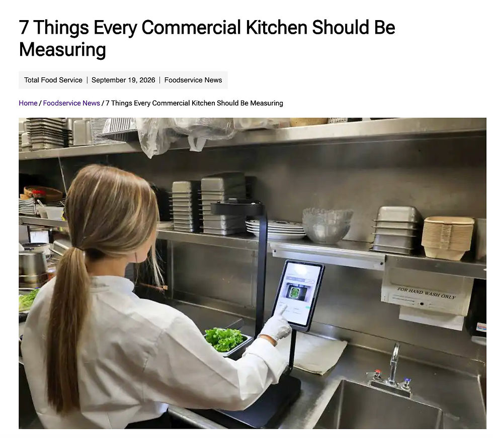 Metafoodx’s Fengmin Gong shares seven metrics commercial kitchens should track in Total Food Service to reduce food waste, improve forecasting, and manage costs.