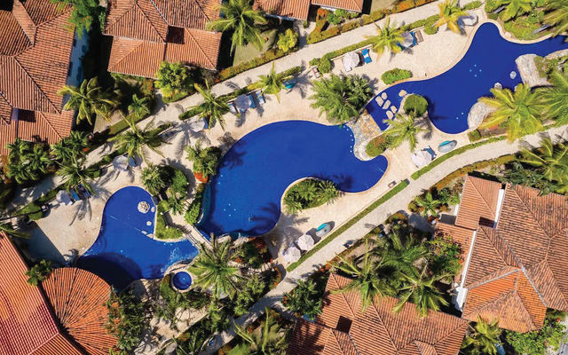 Aerial view of the Mayan Princess resort