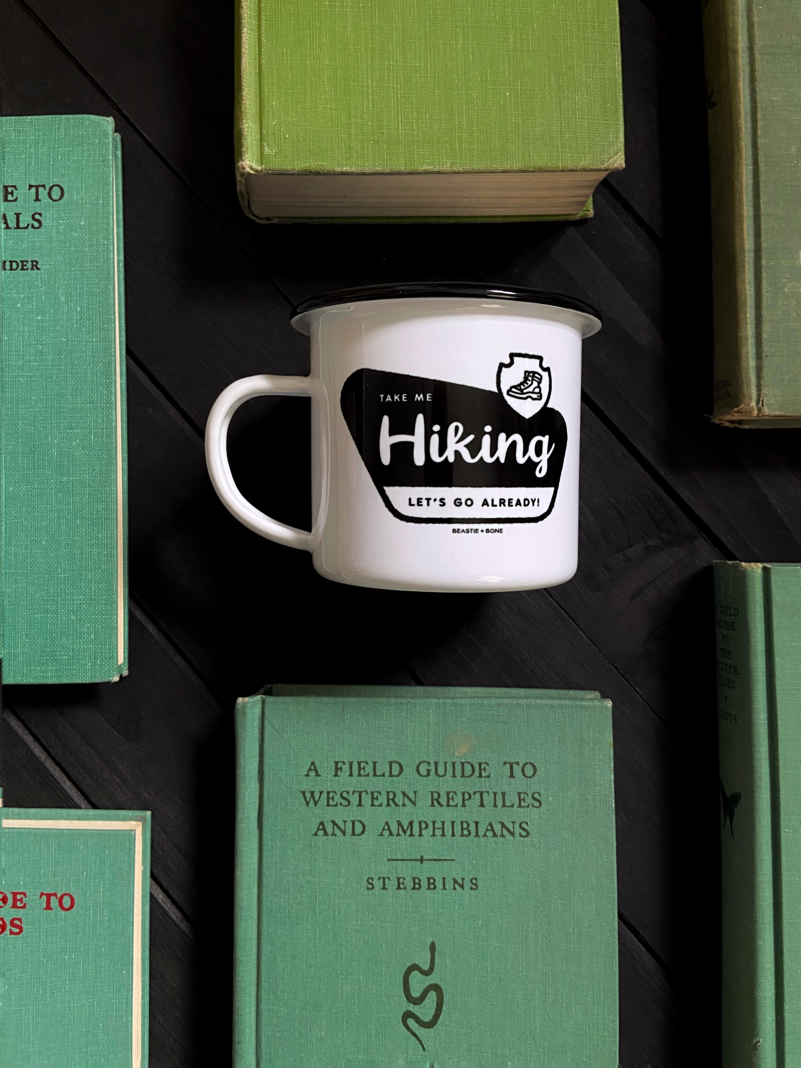 Take Me Hiking Enamel Camp Cup