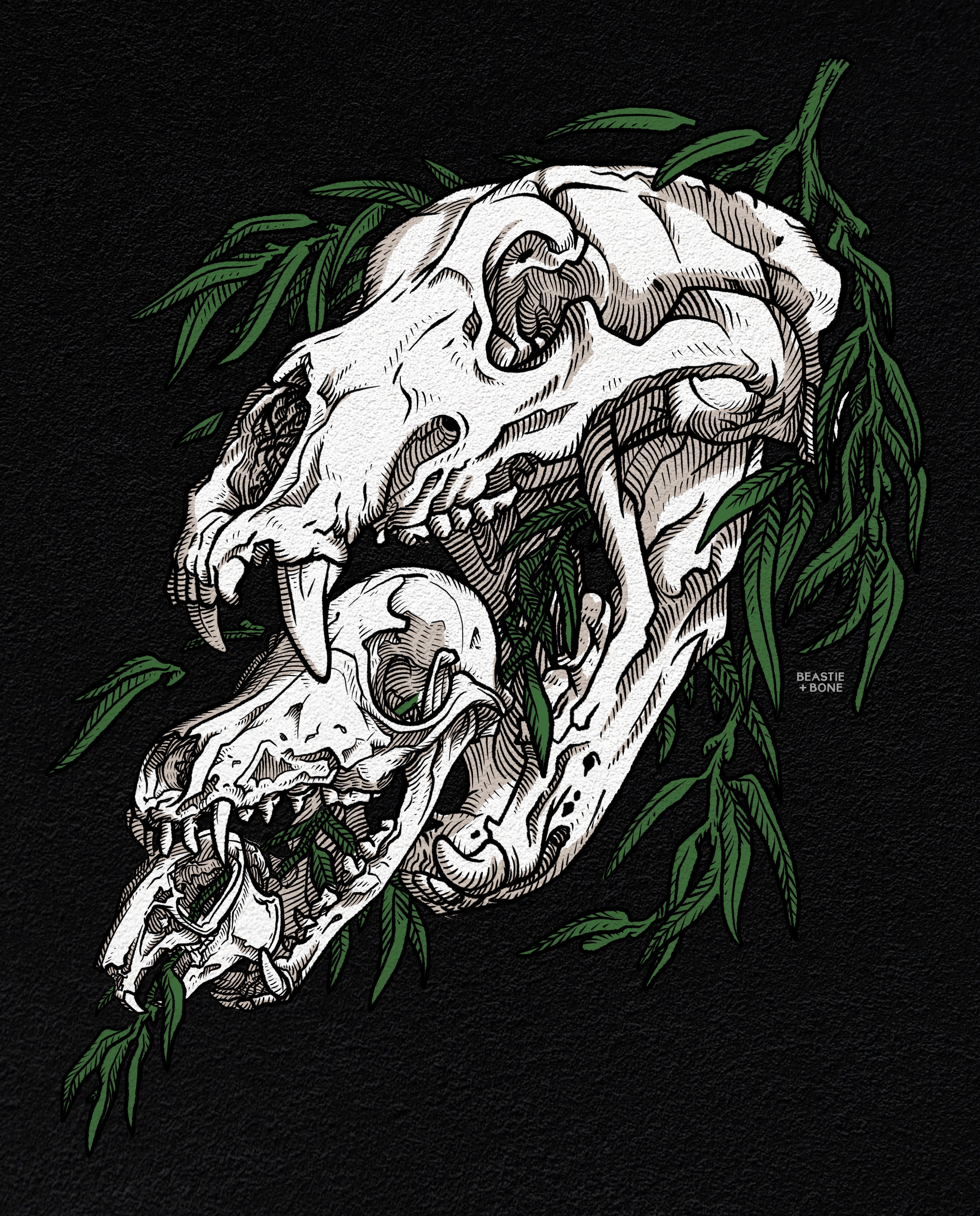 The Green Vein Archival Art Print