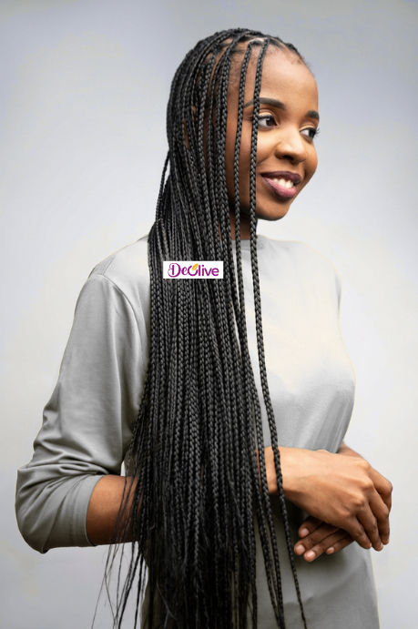 Bone Straight Braiding Hair - Off Black (#1B) 4 Packs