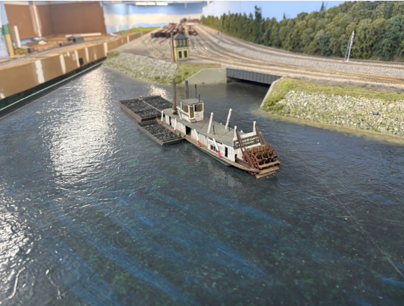 Modeled lake in between the North Dixie and North Tunnel sections. (Trey Sullivan)