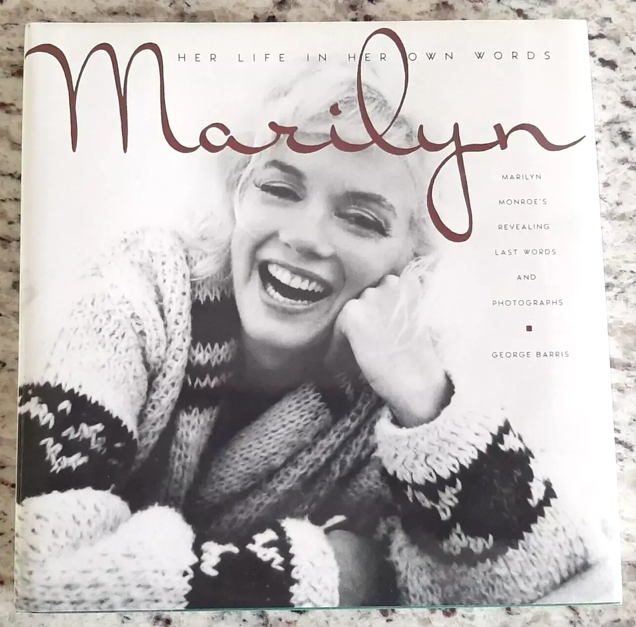 MARILYN MONROE ~ HER LIFE IN HER OWN WORDS by GEORGE BARRIS ~ (1995) HARDCOVER