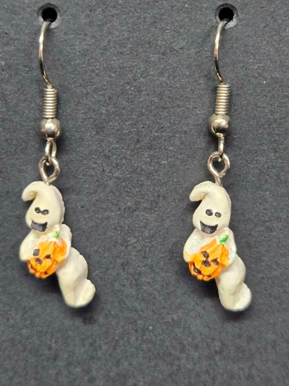 Miniatura: (10) Various Halloween Memorabilia Earrings & Pins, Vtg.