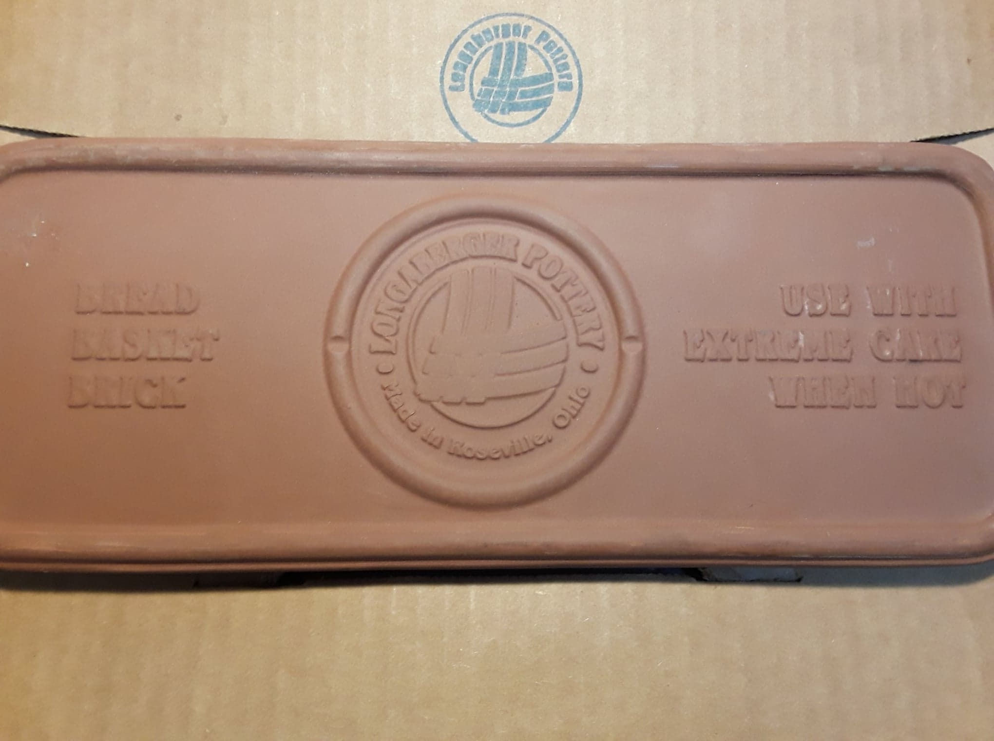 "The Bread Basket Brick", By Longaberger Pottery