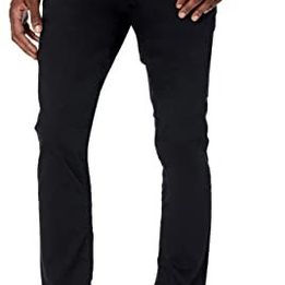 Thumbnail: Amazon Essentials Men's Black Jeans Skinny Size: 34W x 32L