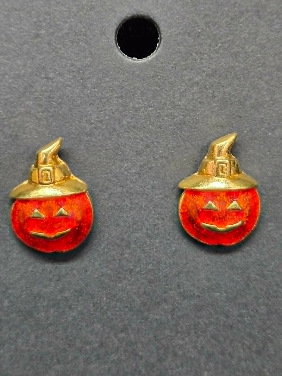 Miniaturbild: (10) Various Halloween Memorabilia Earrings & Pins, Vtg.