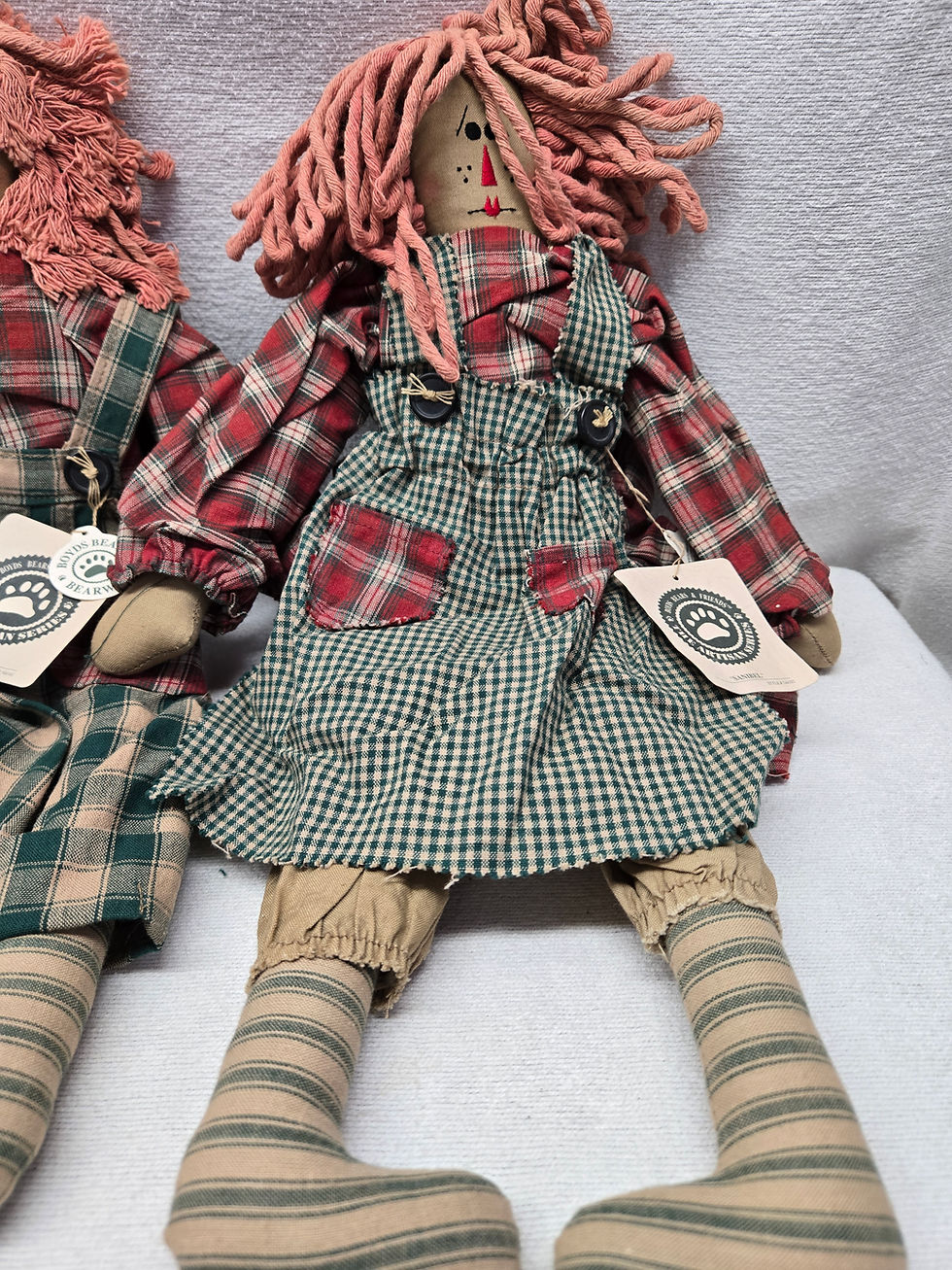 Thumbnail: Boyd's Bears and Friends  Sanibel & Delray,  Artisan Series Rag Dolls