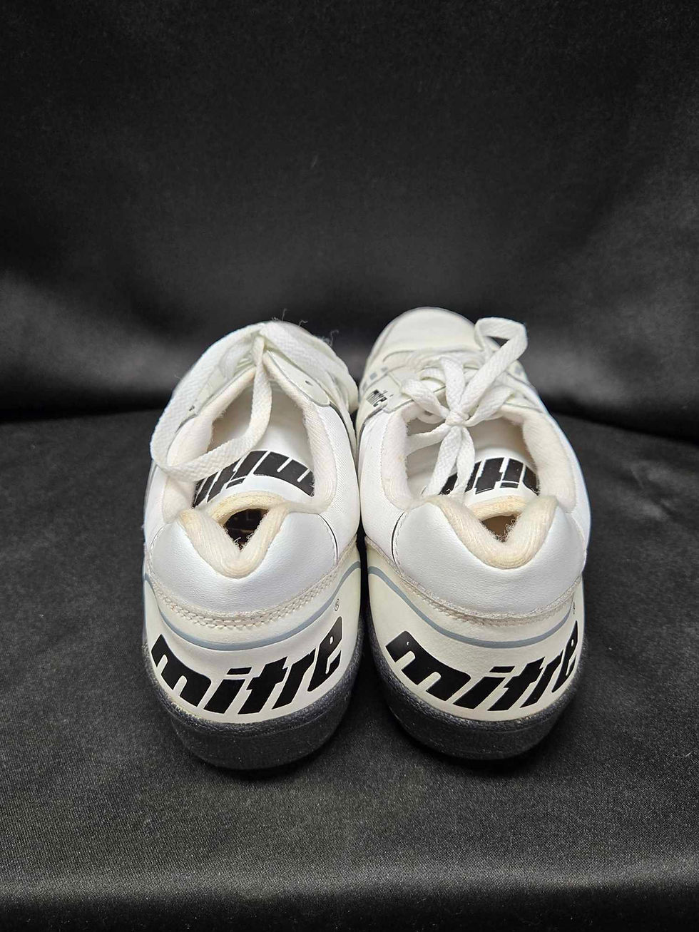 Thumbnail: Mitre Soccer, Baseball Sports White Black Rubber Cleats Shoes Men's