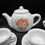 Thumbnail: Raggedy Ann Miniature Schylling  11 Piece China Tea Set