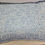 Thumbnail: Crochet Baby Blanket, Blue/White, Size: 36" x 64