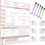Thumbnail: Magnetic Whiteboard for Fridge - Large Dry Erase Calendar for Wall  3 Magnetic D