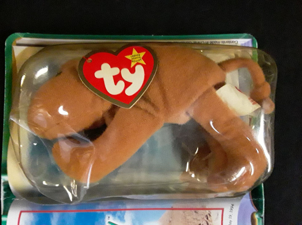 Miniatura: 1993 ty Glory the bear &  Humphrey The Camel beanie baby-RARE ERRORS