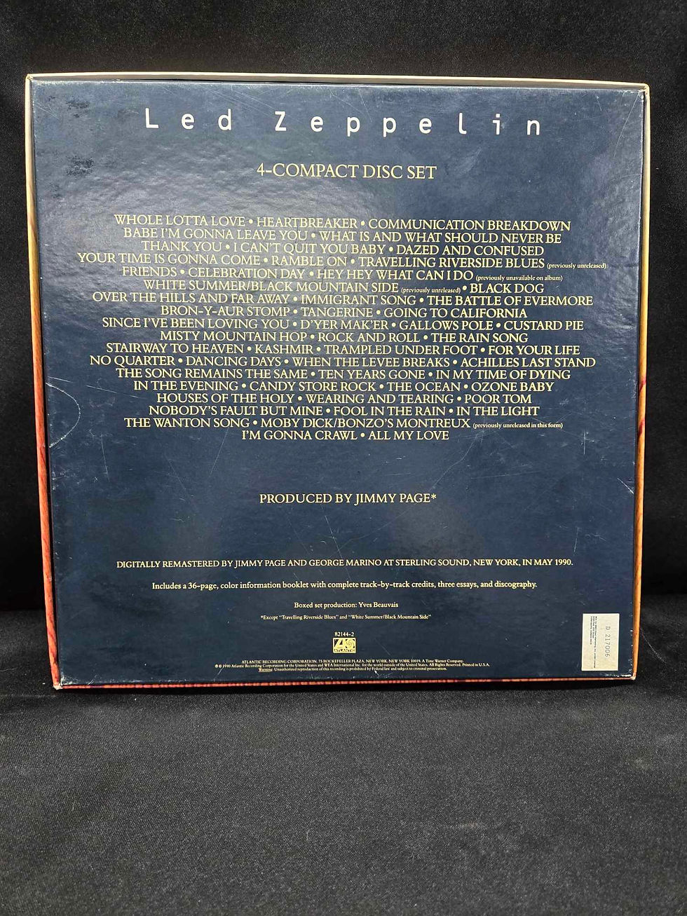 Thumbnail: Led Zeppelin 4 Disc Box Set & Booklet