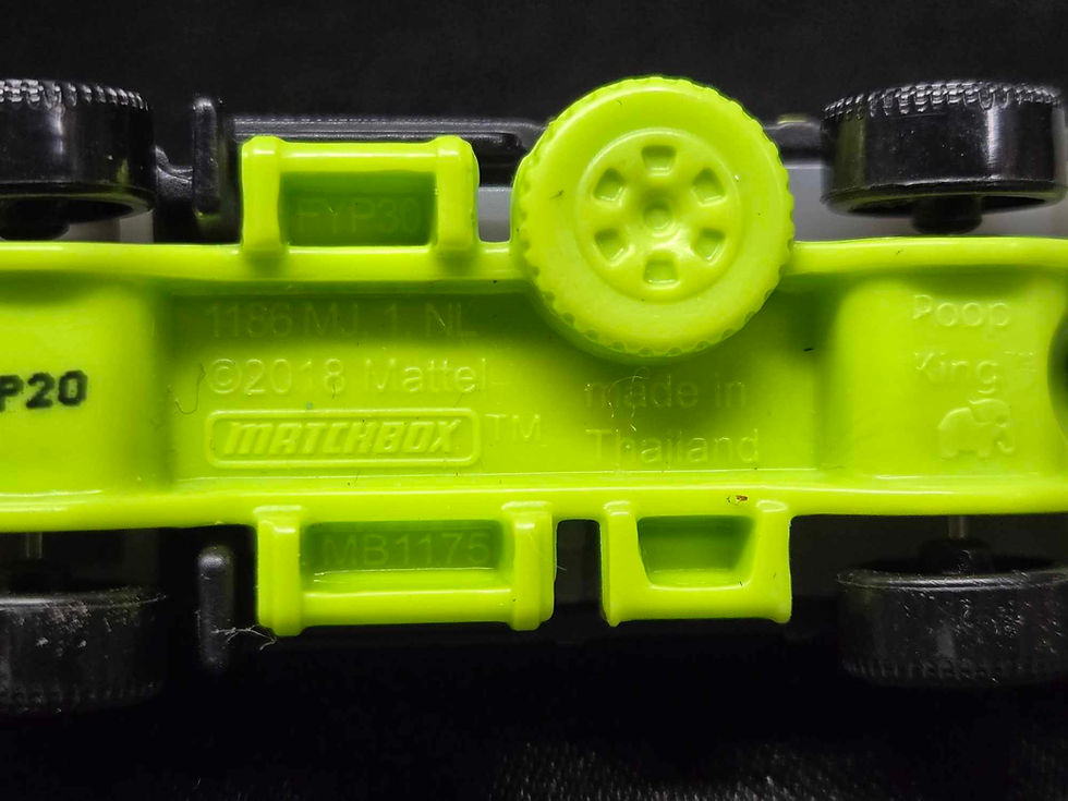 Миниатюра: Matchbox 2018 Poop King Porta Potty Delivery Truck