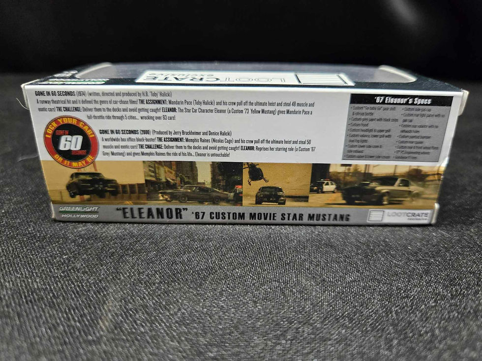 Miniaturbild: 1967 Ford Mustang Greenlight, Hollywood Loot Crate Exclusive "Eleanor"