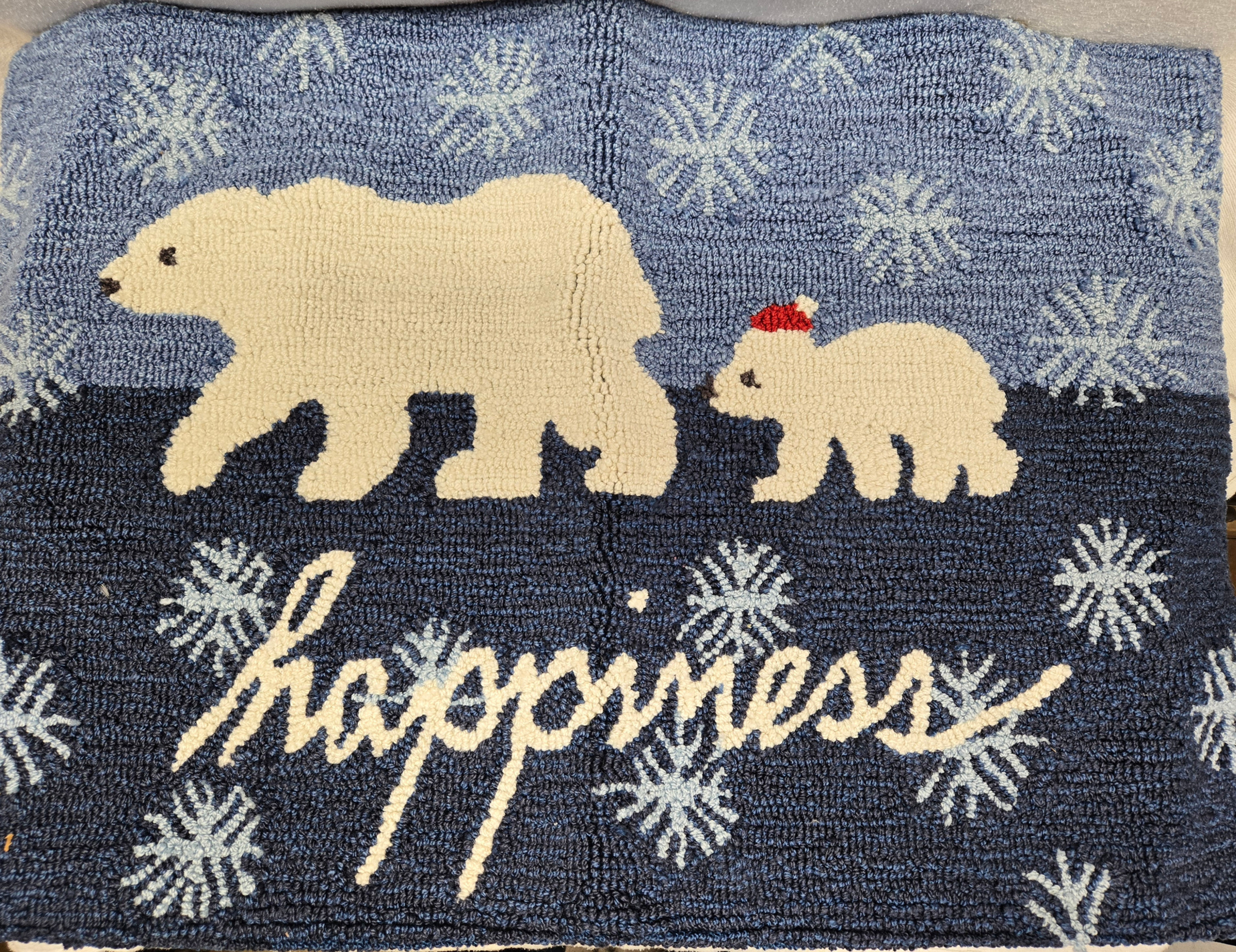 Polar Bear Happiness Mat (Thick), Size 29" x 19"