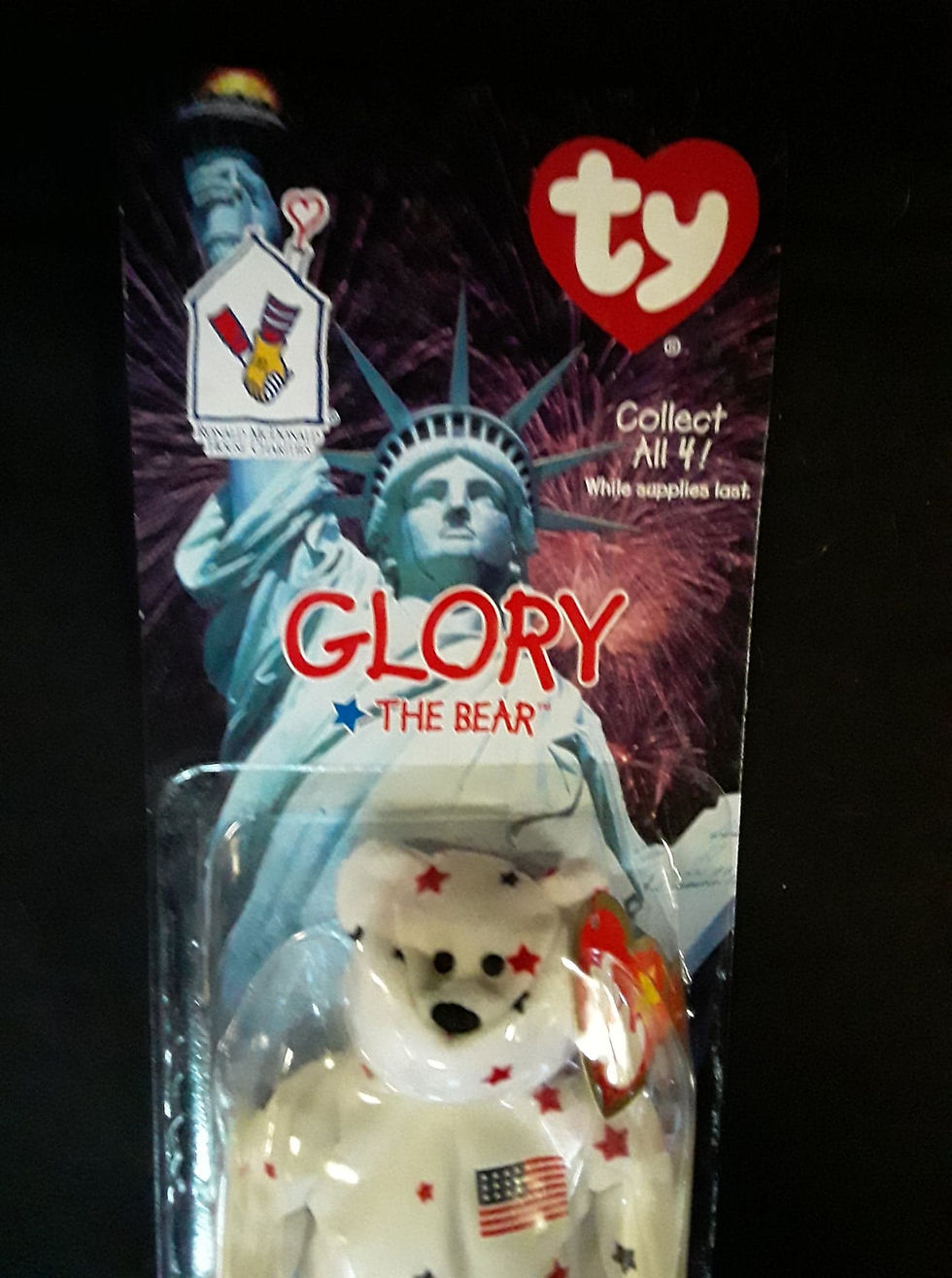 Miniatura: 1993 ty Glory the bear &  Humphrey The Camel beanie baby-RARE ERRORS