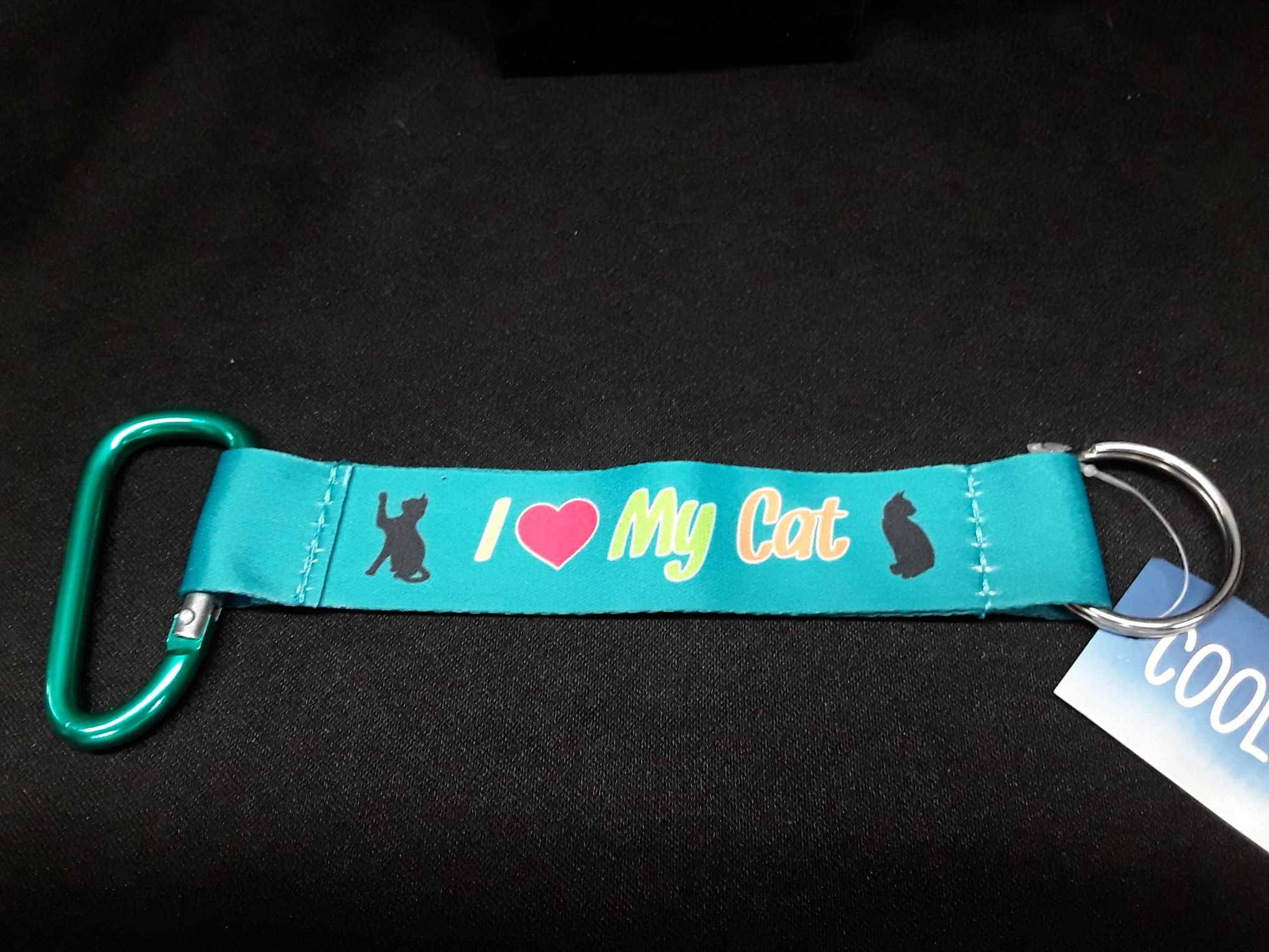 #2 Carabiner Short Strap Lanyards, Size: 8" Long,