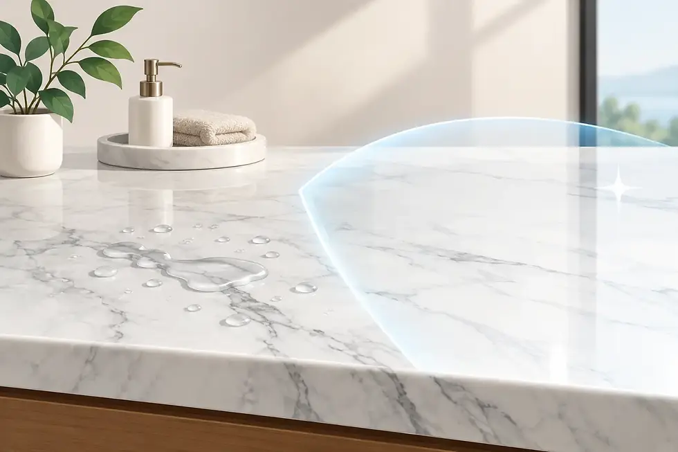 Marble Protection That Preserves Real Beauty