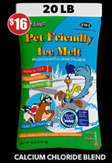 20LB  Road Runner Pet Friendly Ice Melt