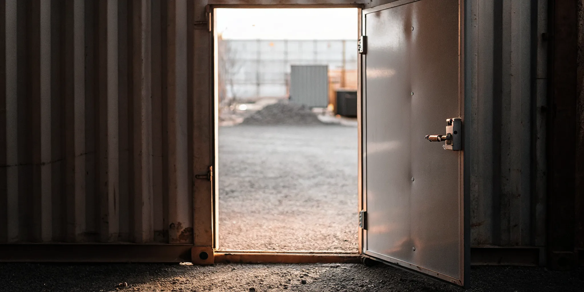 Shipping container conversion door options including man and wide-access styles