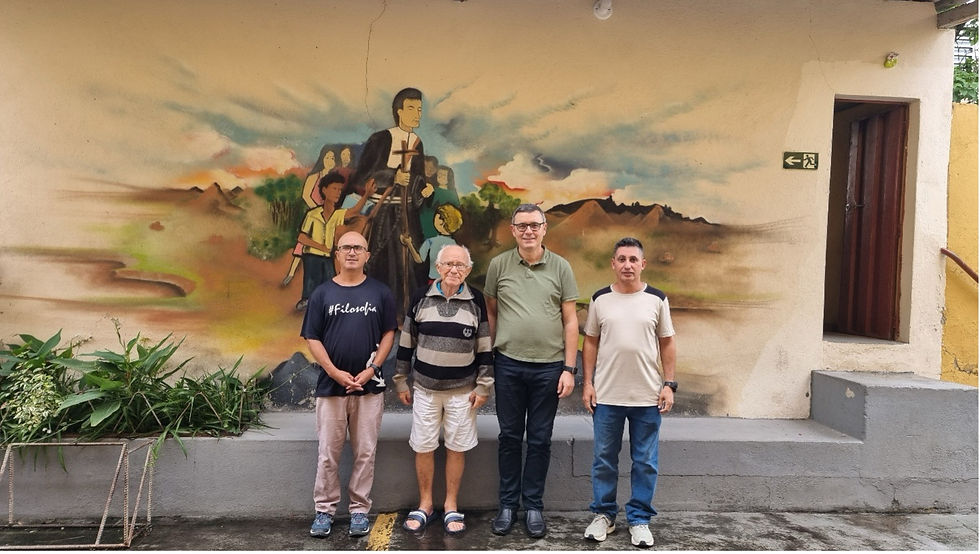 The Superior General's visit to Nova Contagem, Brazil.