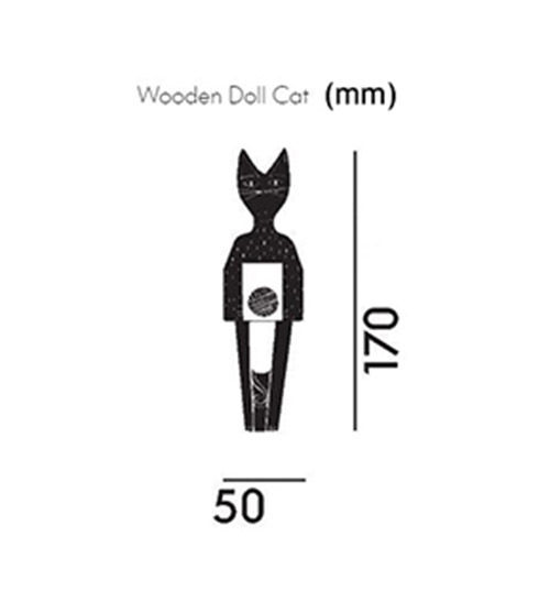 Thumbnail: Bambola componibile WOODEN DOLL CAT di Vitra, design Alexander Girard.