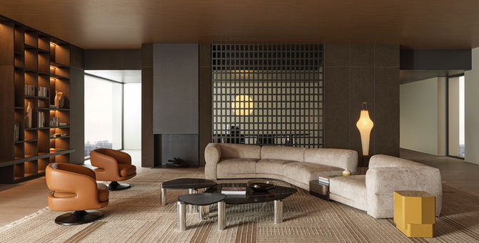 Emile sofa by Christophe Delcourt for Molteni&C.