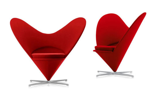 Heart Cone Chair design Verner Panton for Vitra