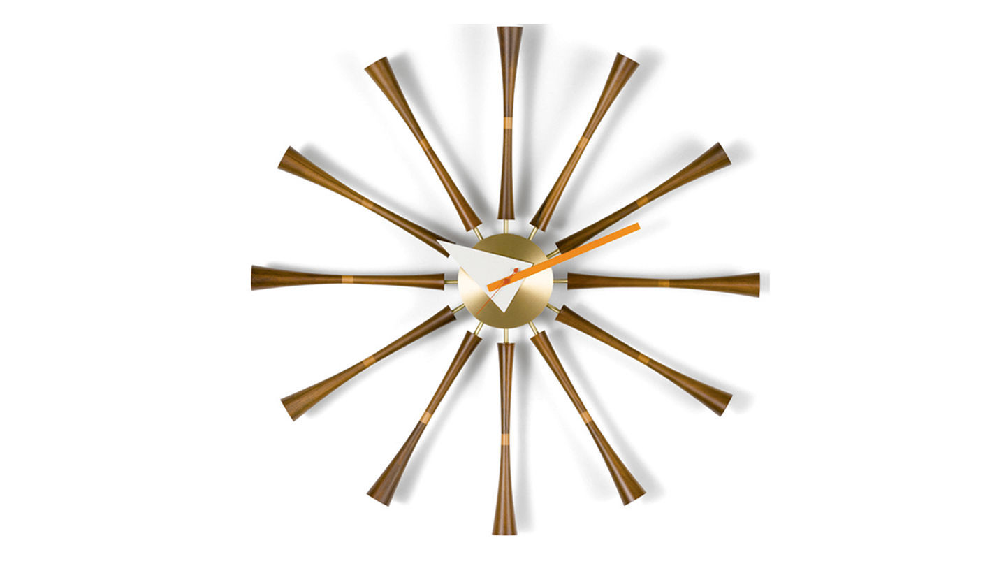 Orologio SPINDLE CLOCK di Vitra