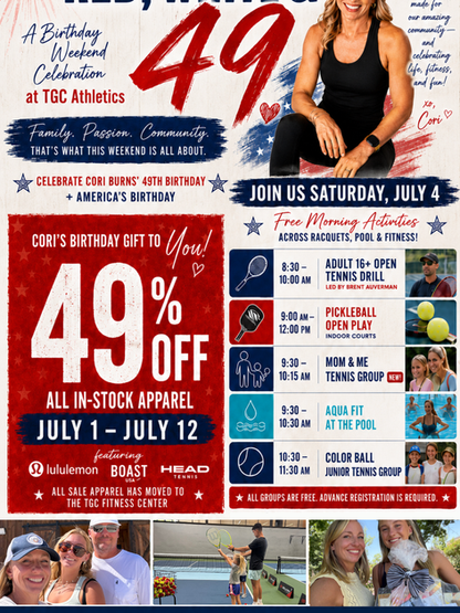 Red, White & 49: A Weekend to Celebrate, Connect & Share What We Love