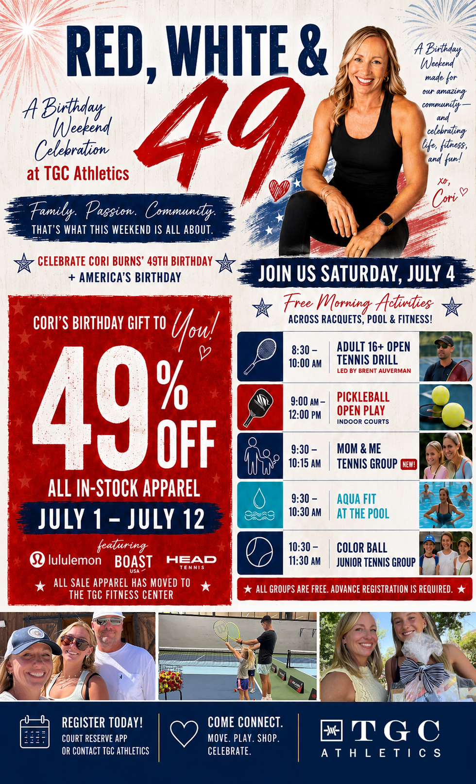 Red, White & 49: A Weekend to Celebrate, Connect & Share What We Love