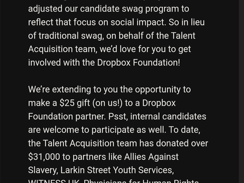 Creating a Unique Candidate Experience - Dropbox