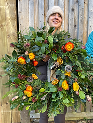 Luxury Eco Friendly Christmas Wreath Workshop Manchester