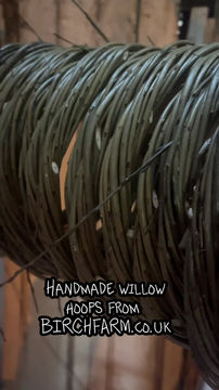 Thumbnail: Wholesale Handmade Round Willow Wreath Base - 10" UK Grown