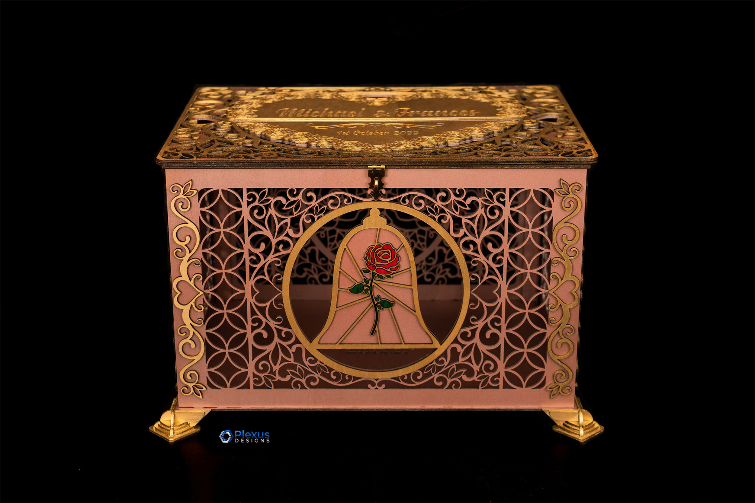 Wedding Card Box Themed/Layered