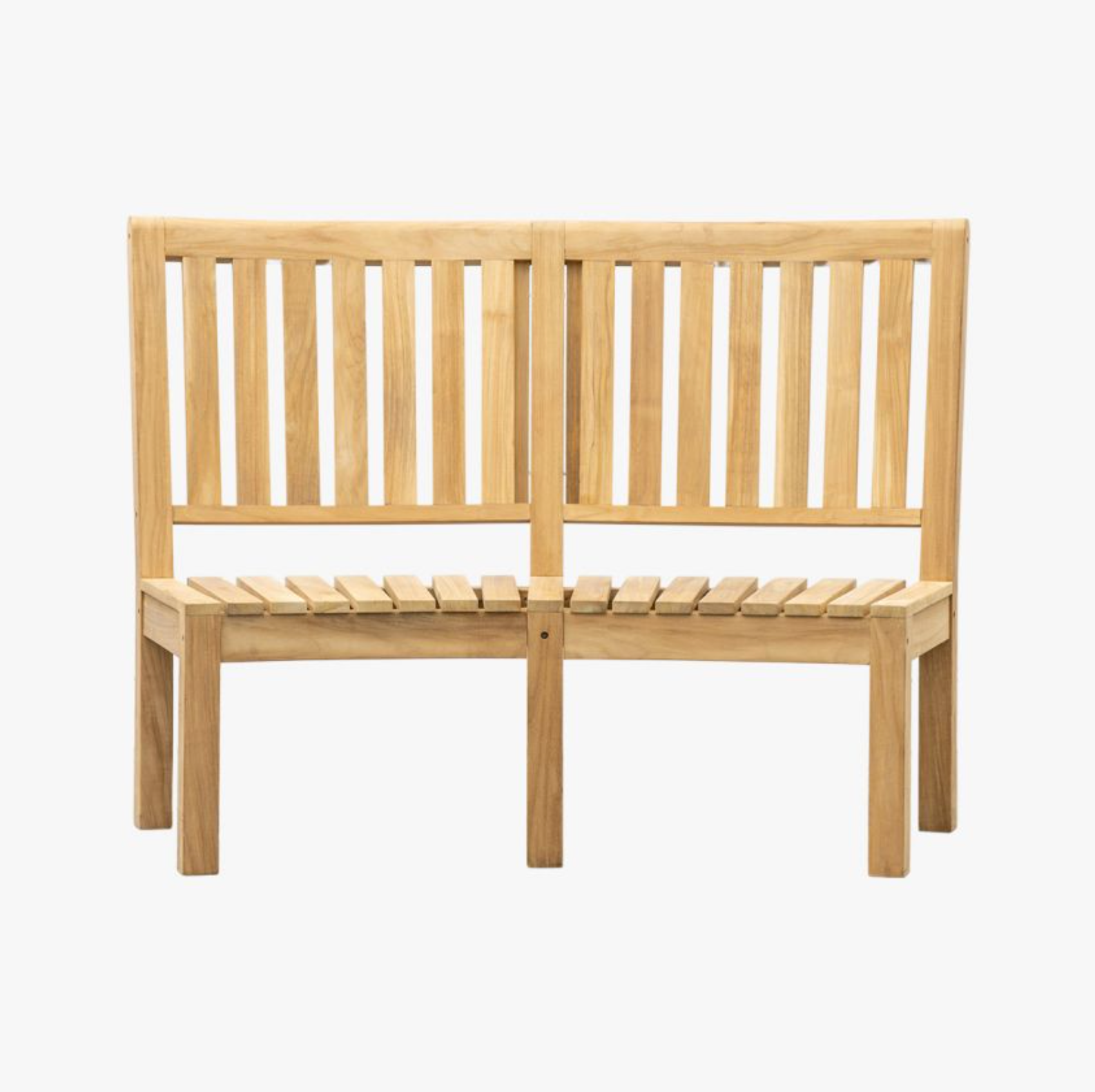 high back garden bench