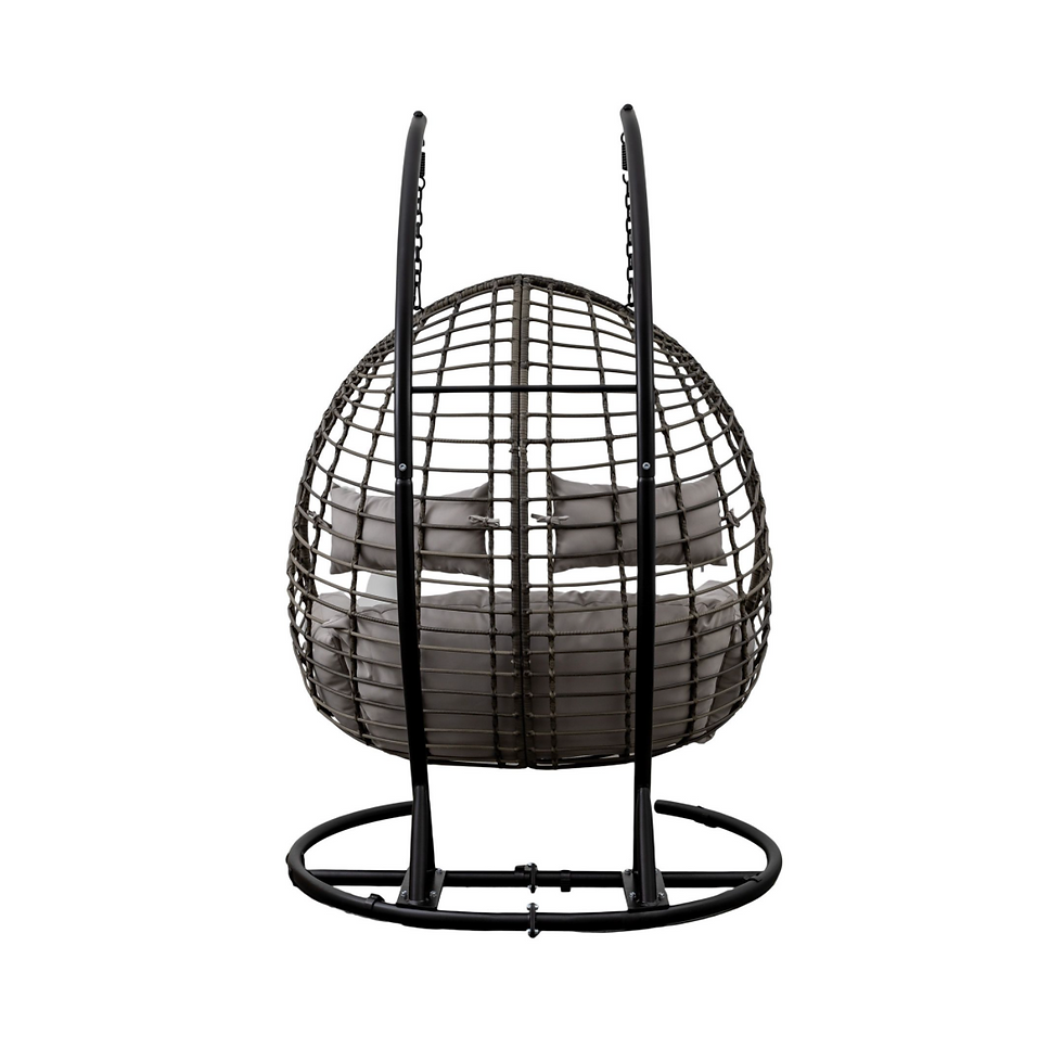 Thumbnail: back view of 2 seater garden hanging chair