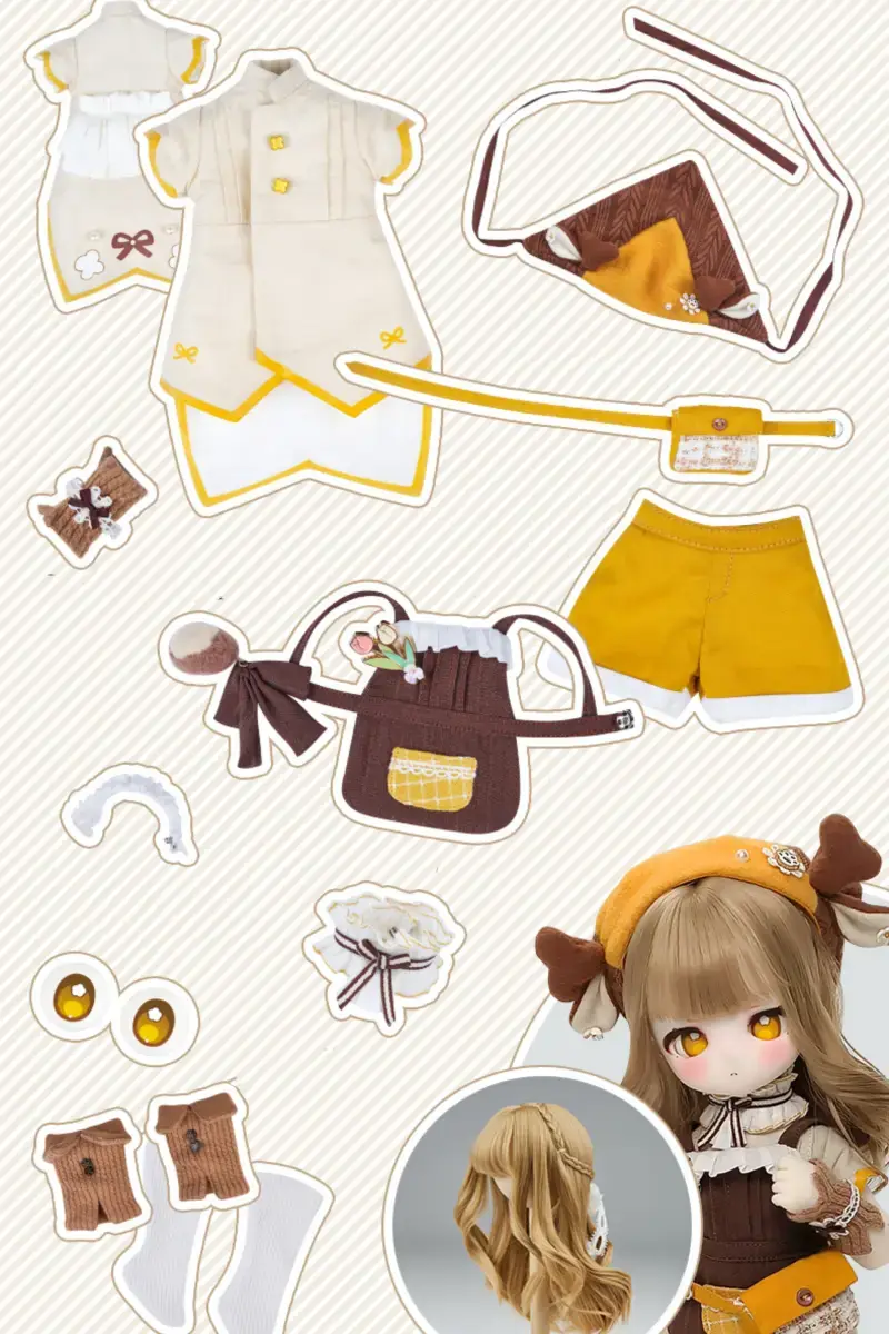 Thumbnail: 「Tinyfox」Tilly 1/6 BJD/MJD Doll Action Figure Full Set